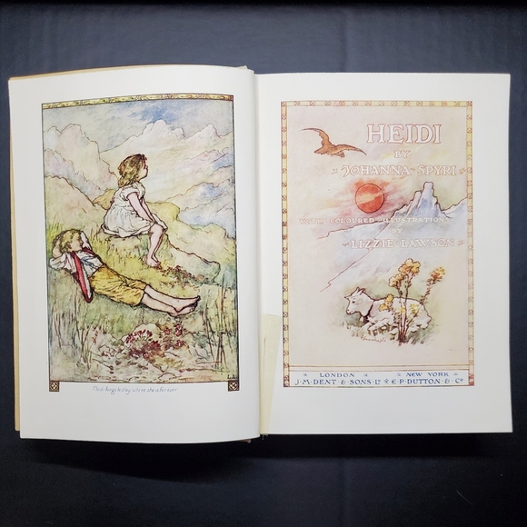 1938 Heidi by Johanna Spyri Book - Picture 4 of 6